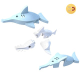 Halftoys Magnetic 3D Ocean Jigsaw Puzzle - Saw Shark
