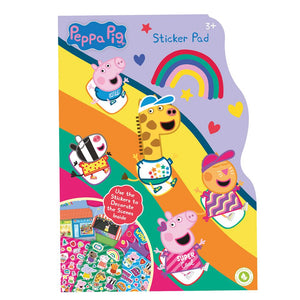 Peppa Pig Shaped Sticker Pad Age 3+