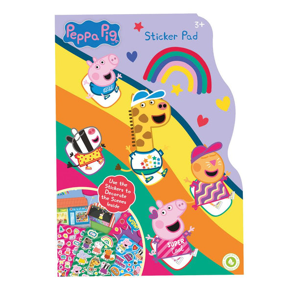 Peppa Pig Shaped Sticker Pad Age 3+