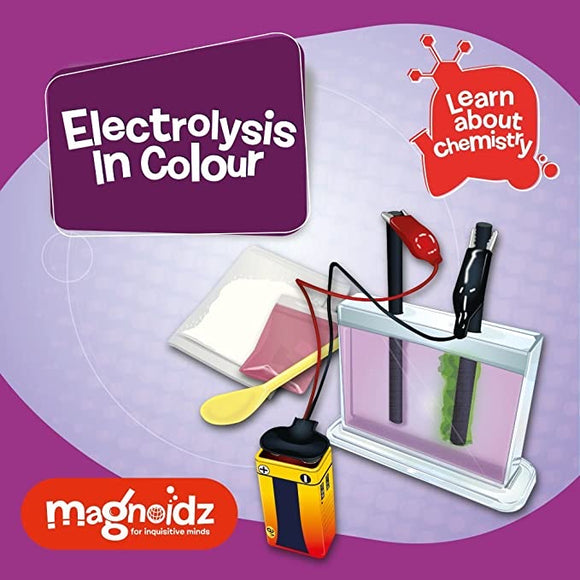 Electrolysis in Colour Learn about Chemistry Science kit 6+