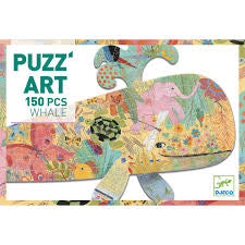 Puzz'Art 150 Piece Whale Jigsaw by Djeco (6yr+) DJ07657