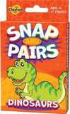 Dinosaur Snap + Pairs Card Games - 2 games in one pack!