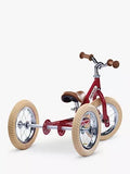 Trybike 2 in 1 Trybike Steel 2 in 1 Balance Bike / Trike. - vintage red, pink or green Try Bike