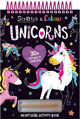 Scratch and Colour Unicorns Hardcover – 1 April 2022 by Imagine That (Author), Jenny Copper (Author),