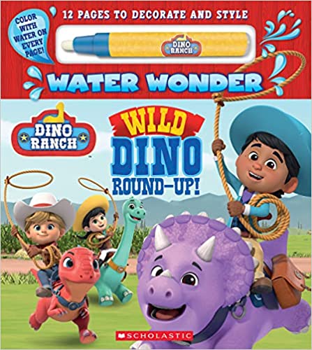 Dino Ranch: Wild Dino Round-Up! (Water Wonder Storybook) Novelty Book – 7 July 2022