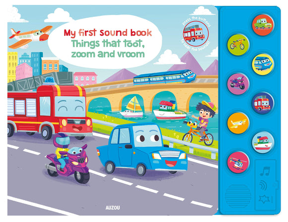 Things That Toot, Zoom and Vroom (My First Sound Book) Board book – 7 Jan. 2021 by Gabriele Tafuni  (Author, Illustrator)
