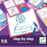 Learn To Draw - Djeco (DJ08320) Step by Step Josephine